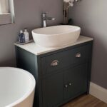 800 wide vanity unit with countertop, 1 Drawer and 2 Doors