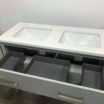 Painted bathroom sink unit from Osprey-Furniture.com