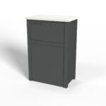 Bathroom toilet housing in any paint finish, 750mm high