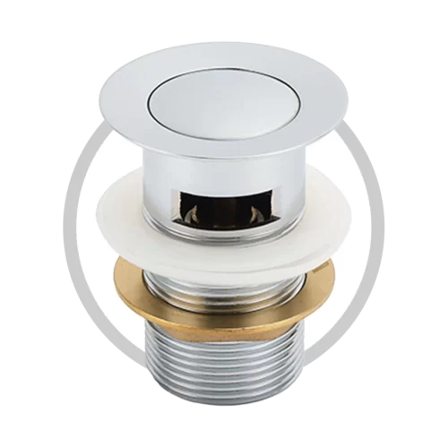 Chrome Click Clack Basin Waste