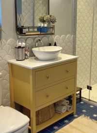Norton Painted Vanity Unit | Single Sit-On Basin