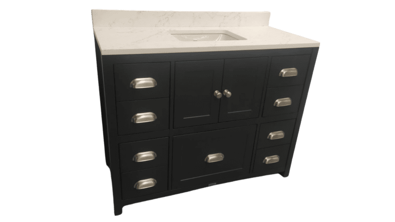 Norman Large Painted Vanity Unit | Fitted with Undermount Basin