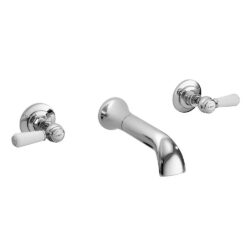 Bayswater white lever tap
