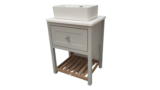 Rome Painted Bathroom Vanity Unit | Single Sit-On Basin