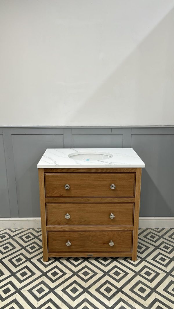 Oak Vanity Cabinet