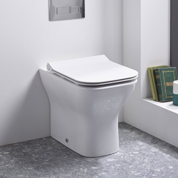 Tavistock Structure Short Projection Back To Wall Toilet Pan - White