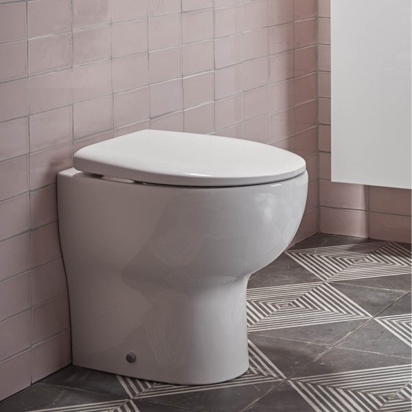 Tavistock Loft 410mm Standard Height Back To Wall Toilet Pan - White