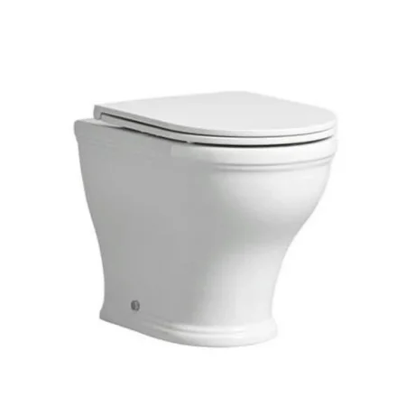 Tavistock Lansdown 380mm Short Projection Back to Wall Toilet Pan - White