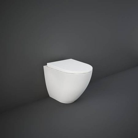 RAK Caramics Des Rimless Back to Wall WC Pan - White