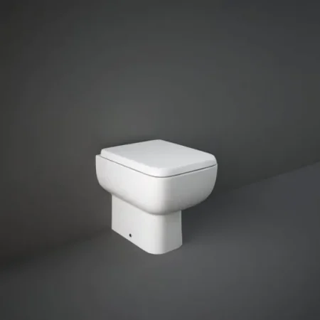 RAK Ceramics Series 600 Rimless Back to Wall Pan - White