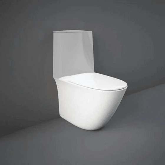 RAK Ceramics Sensation Rimless Water Closet Back to Wall WC Pan - White