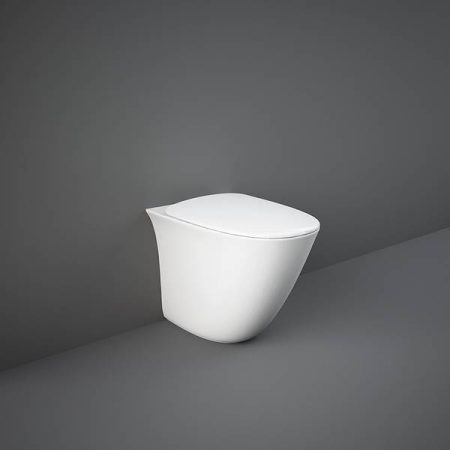 RAK Ceramics Sensation Back to Wall Pan - White