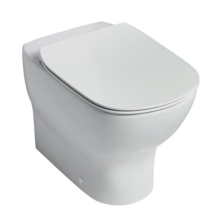 Ideal Standard Retail Tesi back-to wall WC bowl with Aquablade technology; silk white