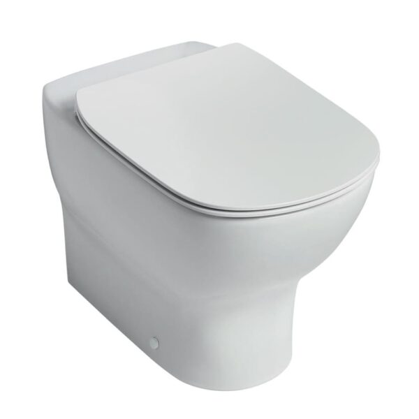 Ideal Standard Retail Tesi back-to wall WC bowl with Aquablade technology; silk white