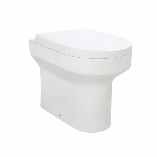 Scudo Spa Rimless Back to wall Pan & PP Wrapover Seat