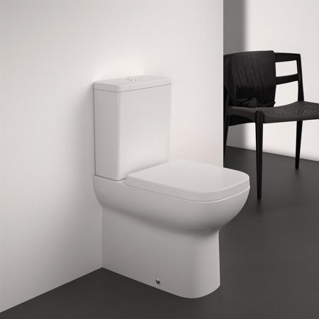 Ideal Standard i.life A Close coupled back to wall toilet with RimLS+