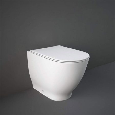 RAK Ceramics Moon Rimless Back to Wall WC Pan - White